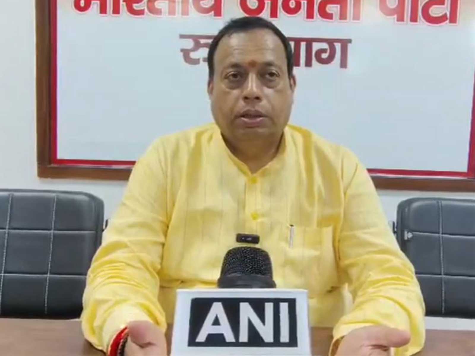 Badrinath-Kedarnath Temple Committee Chairman Hemant Diwedi (Photo/ANI)