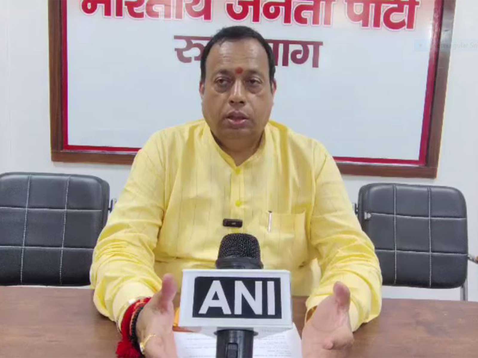 Badrinath-Kedarnath Temple Committee (BKTC) Chairman Hemant Dwivedi (Photo/ANI)