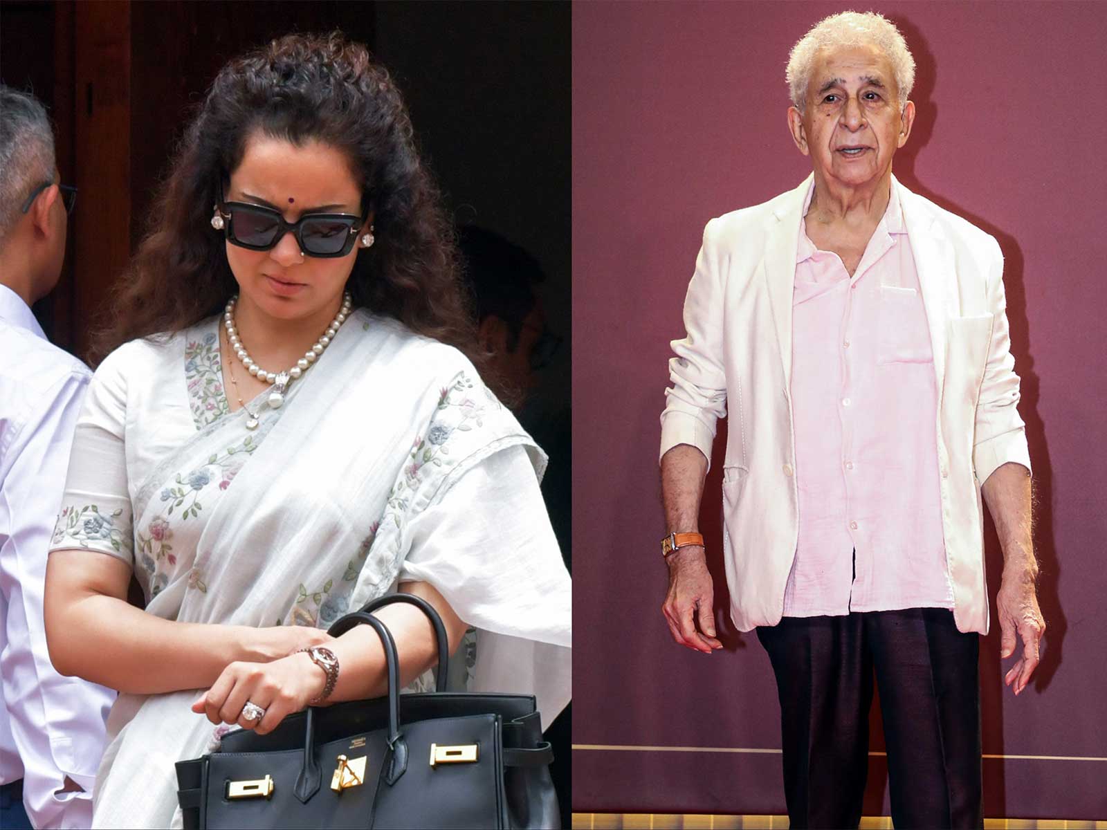 Kangana Ranaut, Naseeruddin Shah (Photo/ANI)