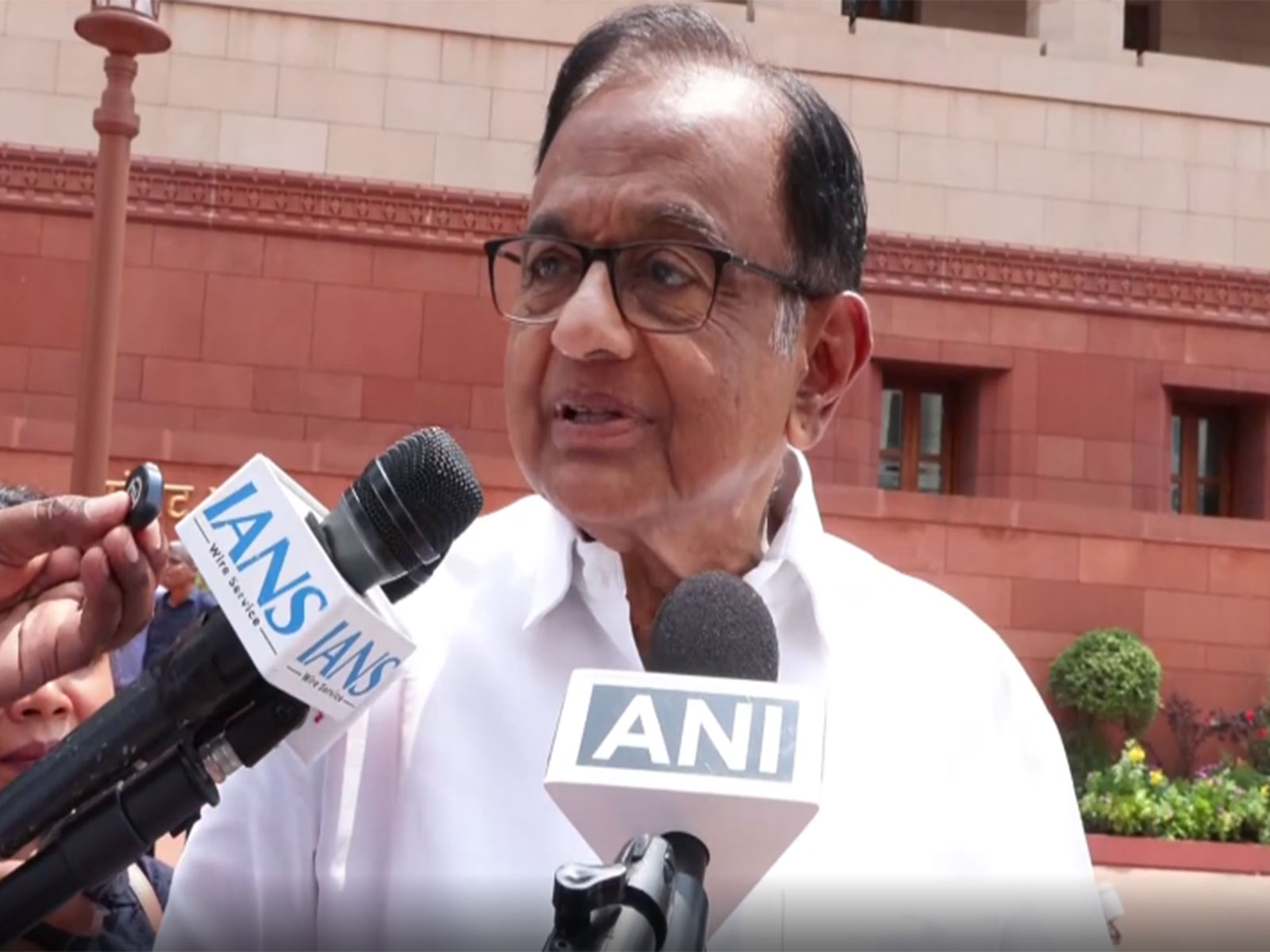 Congress Rajya Sabha MP P Chidambaram (Photo/ANI)