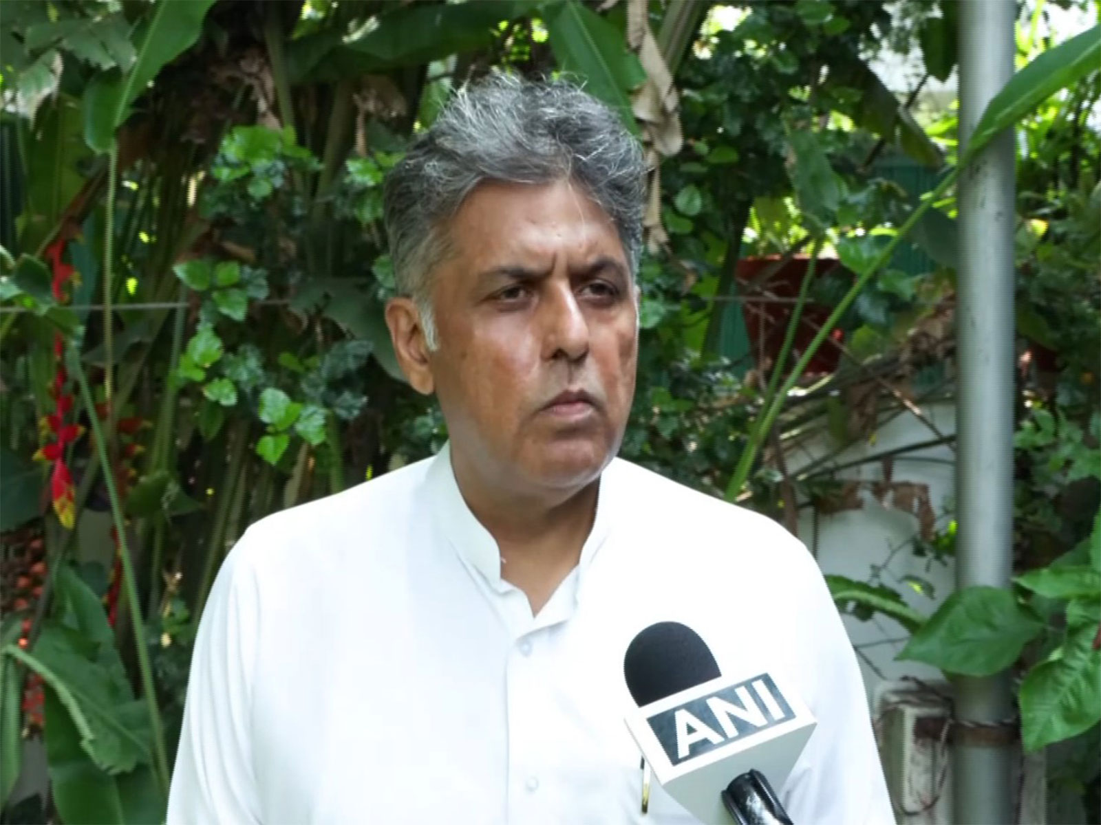 Congress MP and Member of the Parliamentary Standing Committee on Finance Manish Tiwari (Photo-ANI)