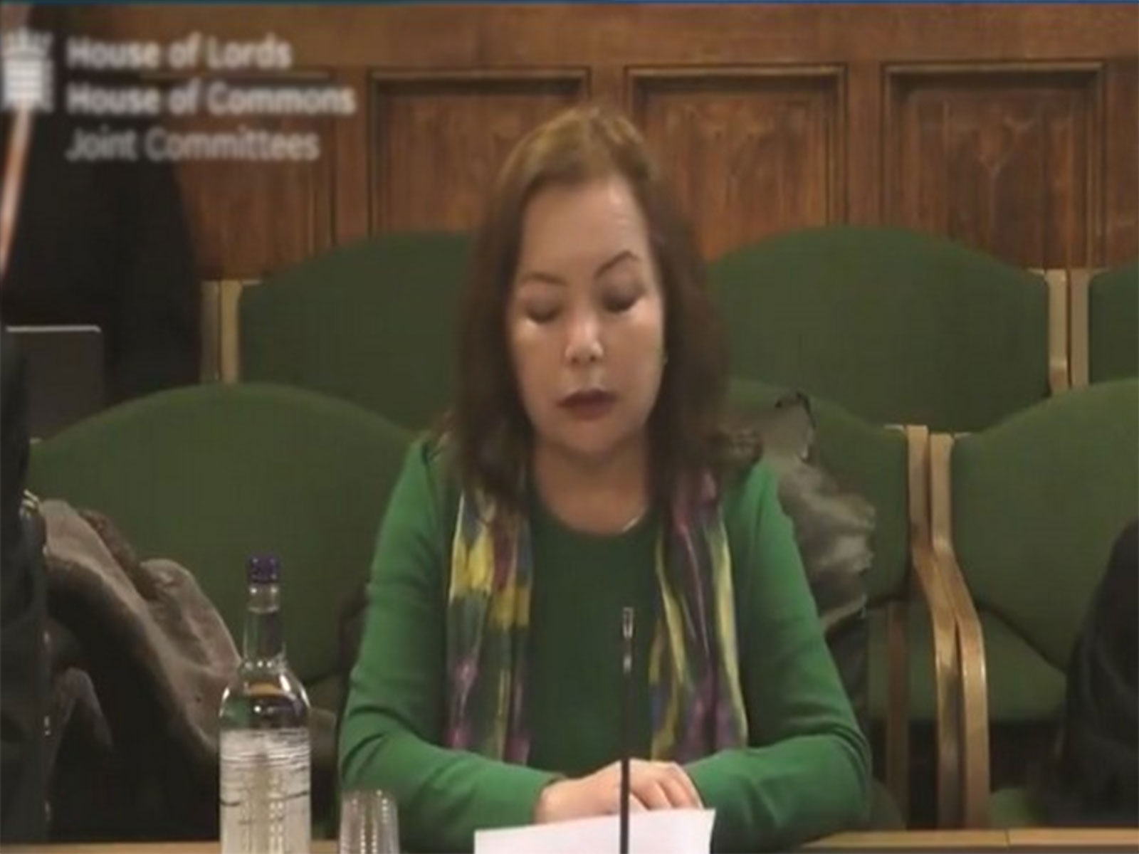 Stop Uyghur Genocide Executive Director Rahima Mahmut (Photo/X/@HumanRightsCtte)