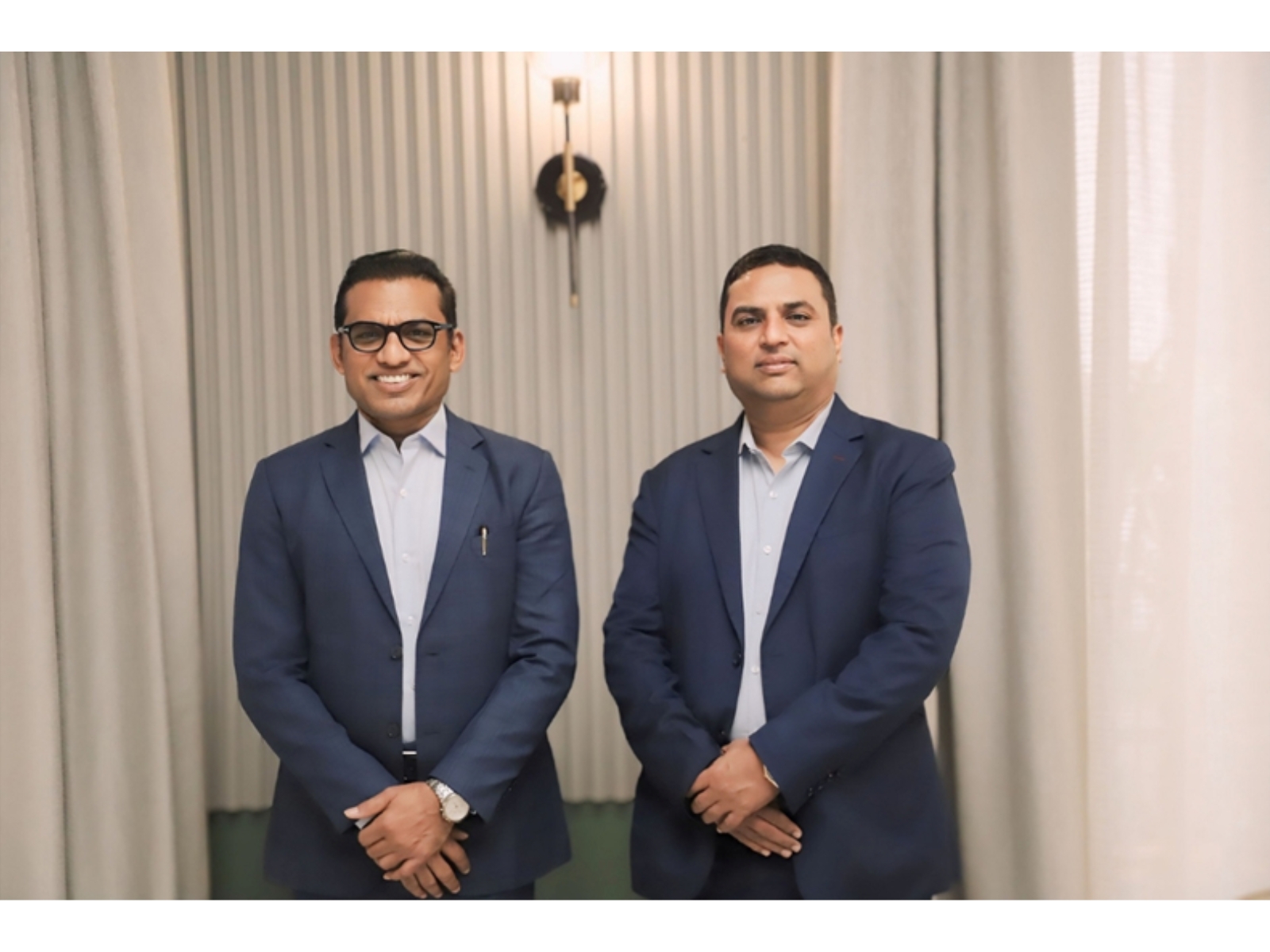 From L to R Mr. Mukesh Patel, MD and Mr. Kamlesh Patel, CMD, Asian Granito India Ltd