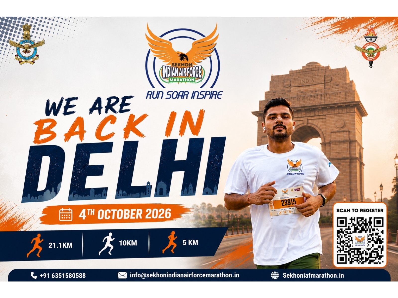 Indian Air Force Announces the 2nd Edition of the Sekhon Indian Air Force Marathon 2026