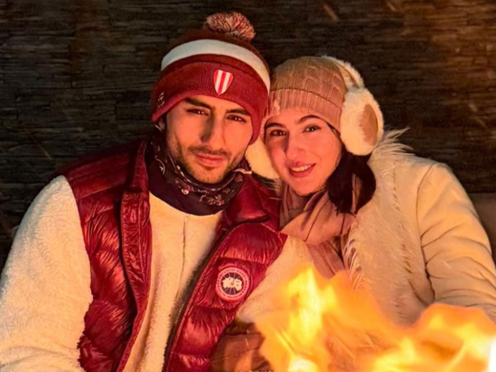 Sara Ali Khan with Ibrahim (Image source: Ibrahim's Instagram)