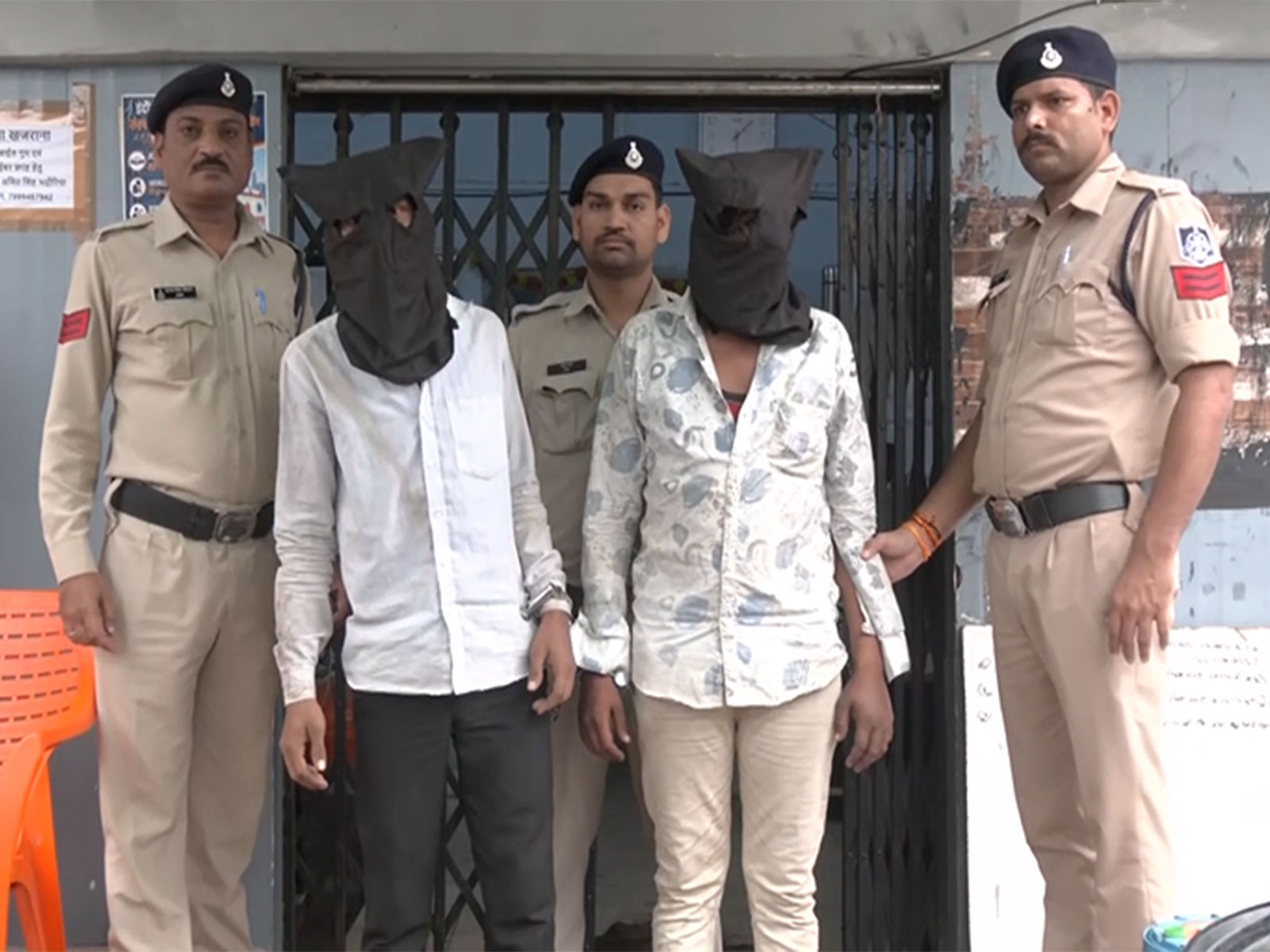 Madhya Pradesh: Accused in police custody in Indore (Photo / ANI)