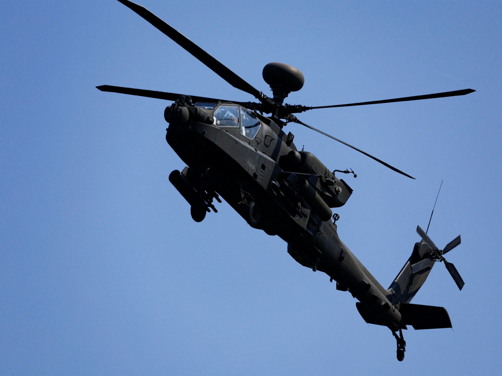 An AH-64 Apache helicopter (File Photo/Reuters)