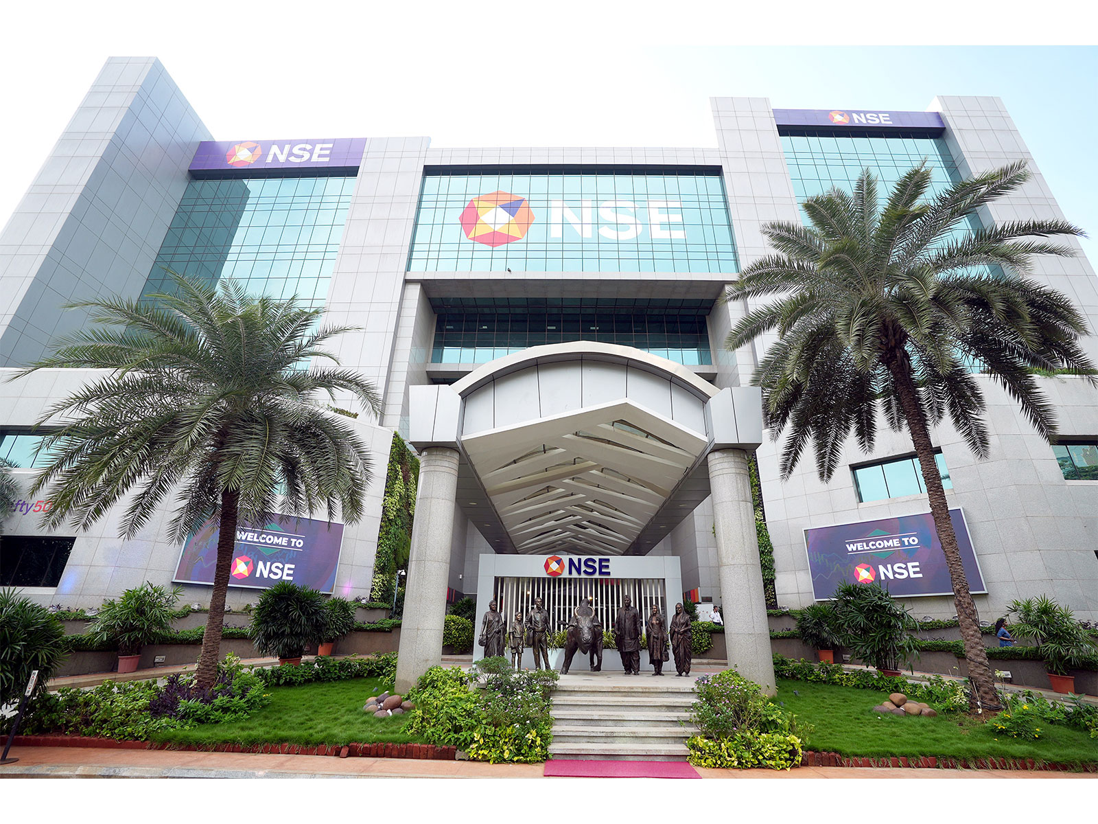 A view of the newly renovated NSE atrium (File Photo/ANI)