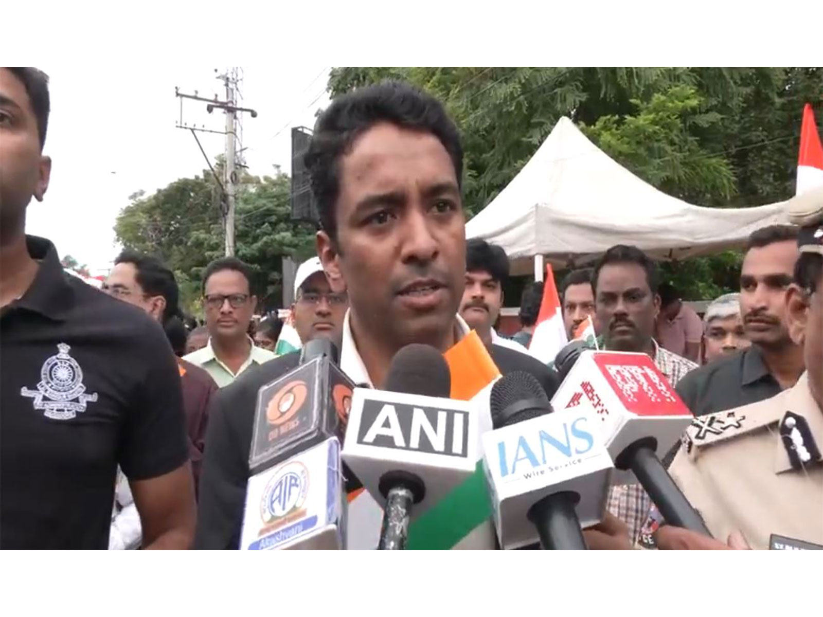 Dr G Lakshmisha, Collector and District Magistrate, NTR District ( Photo: ANI)