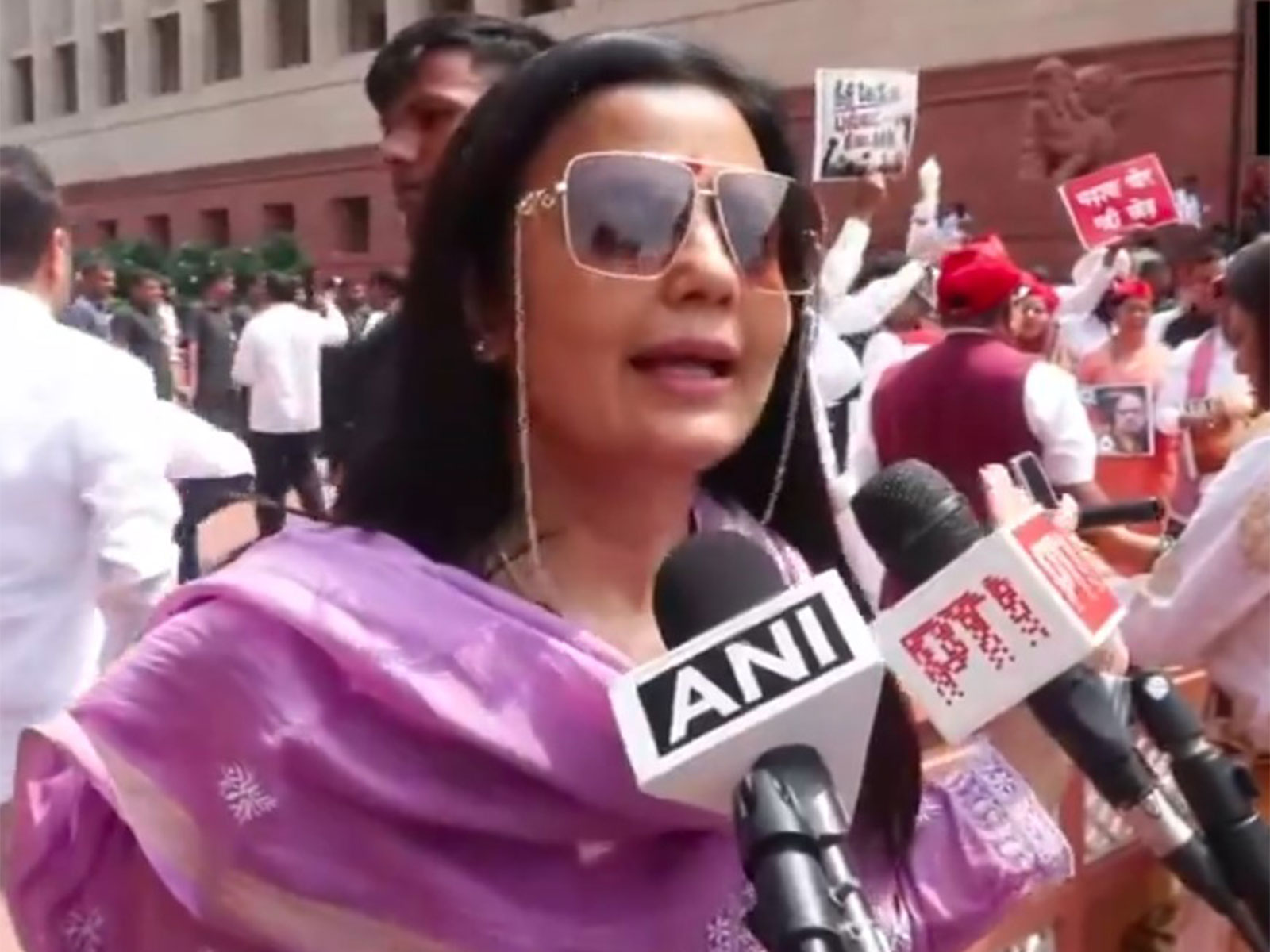 Trinamool Congress MP Mahua Moitra (Photo/ANI)