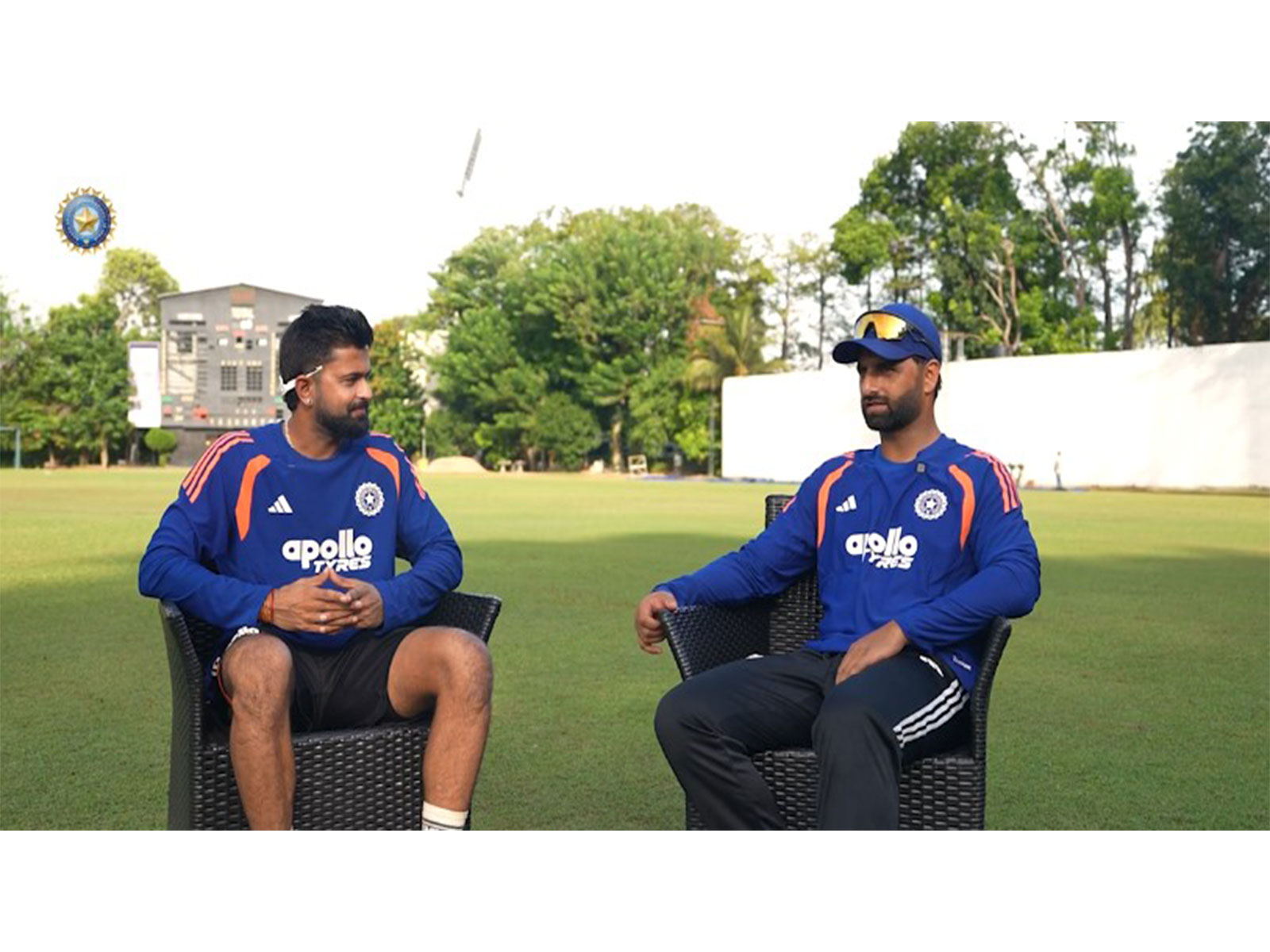 Saransh Jain and Aquib Nabi. (Photo: BCCI)
