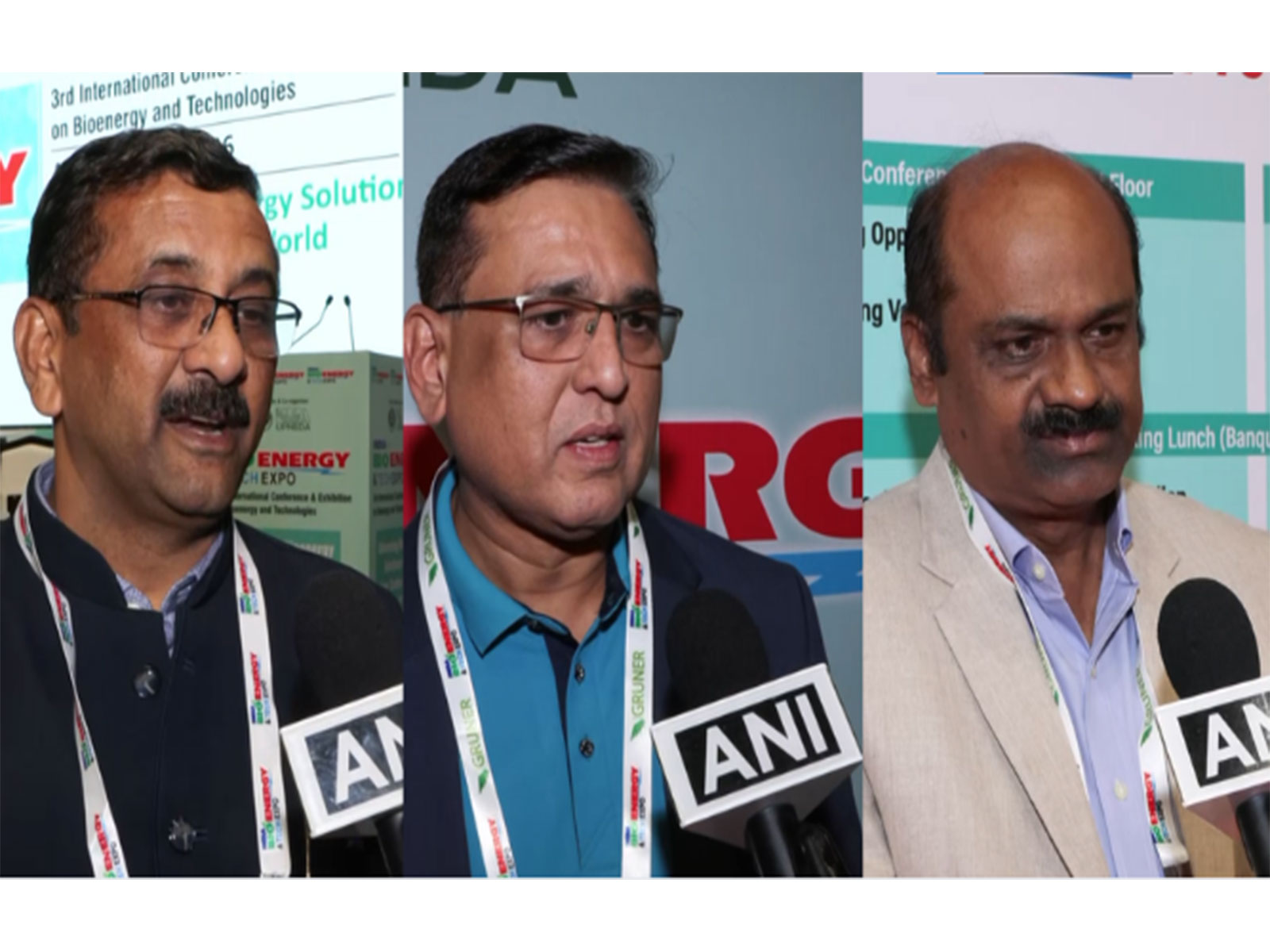Officials speaking to ANI on the sidelines of India Bioenergy and Tech Expo (Photo/ANI)