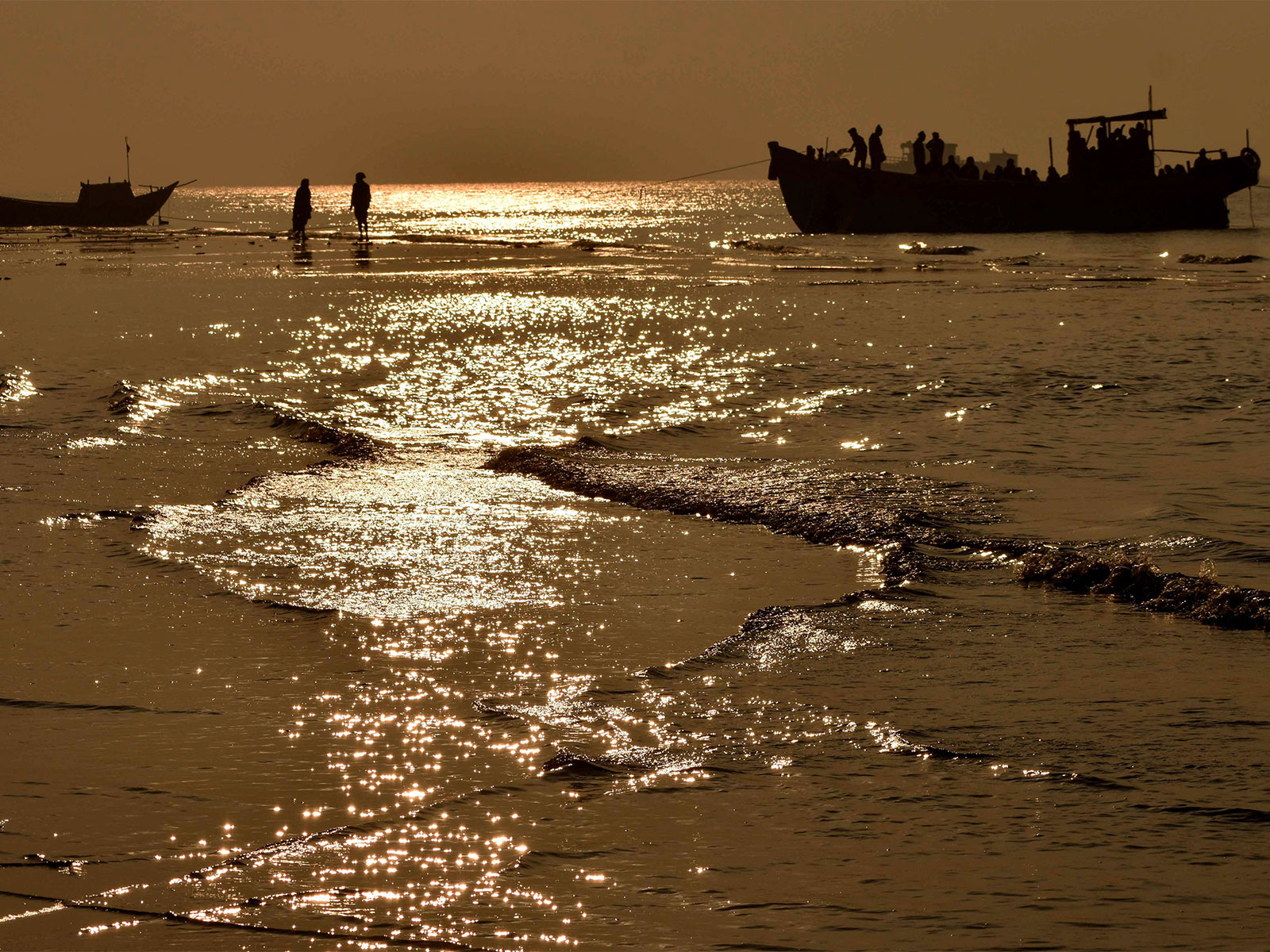 Gangasagar sea (File Photo/ANI)