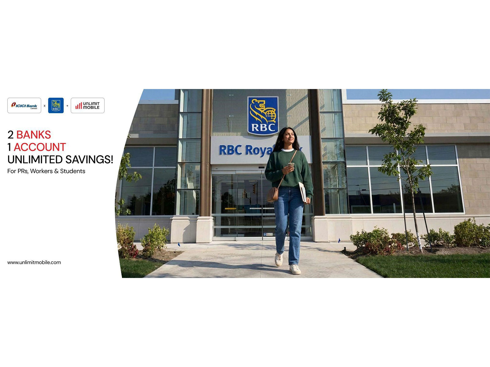 Unlimit Mobile Ties Up with ICICI Bank Canada, RBC Royal Bank to Add Mobile Connectivity Benefits to Student GIC Journey