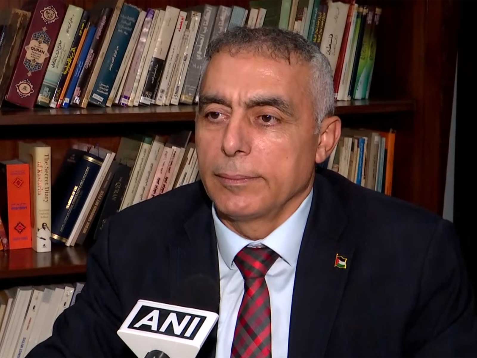  Palestinian Ambassador to India Abdullah M Abu Shawesh (Photo/ANI)