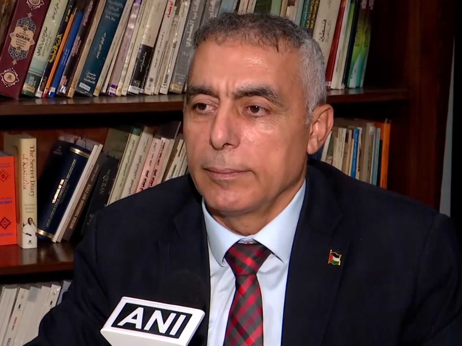 Palestine Ambassador to India Abdullah M Abu Shawesh (Photo/ANI)