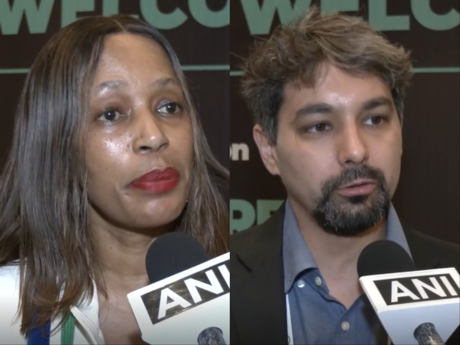 Lerato Mokoena, Managing Director of Jolemo Holdings, South Africa and Brazilian energy transition specialist Hugo M Bolognesi (Photo/ANI)