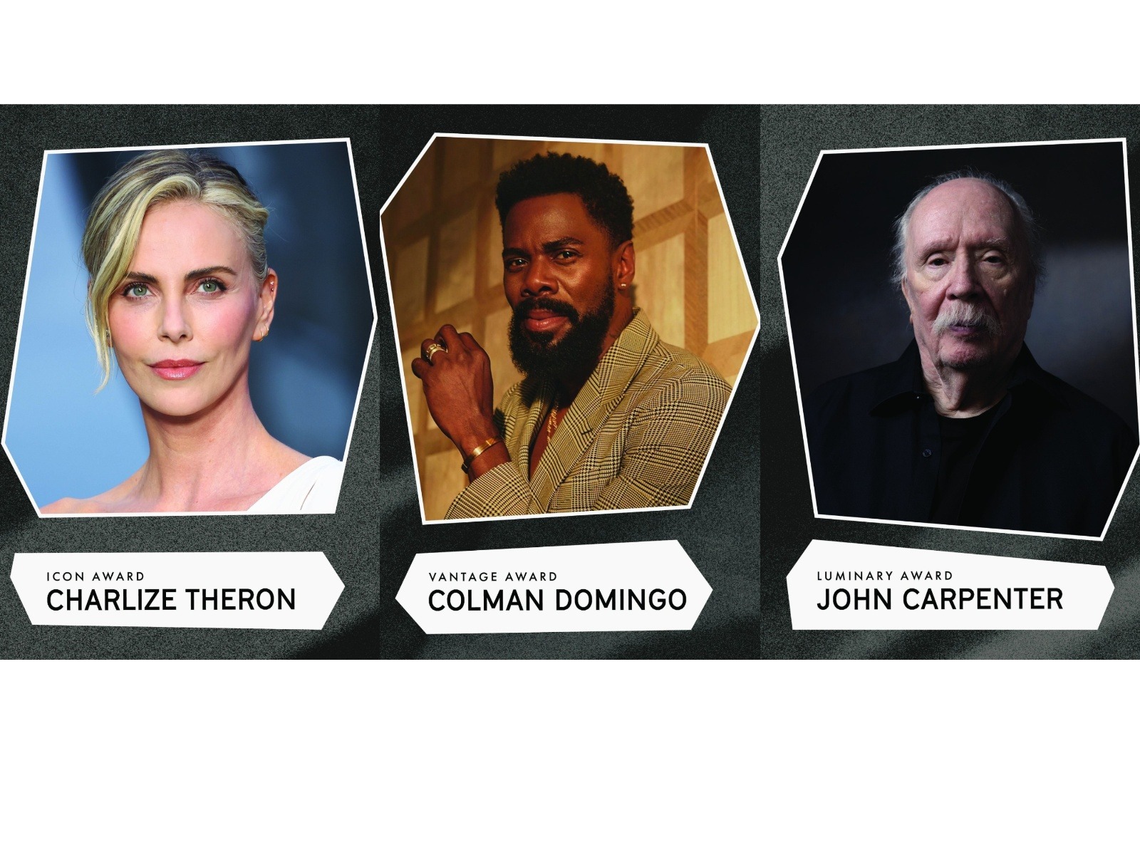 Charlize Theron, Colman Domingo, John Carpenter (Photo/Instagram@academymuseum)