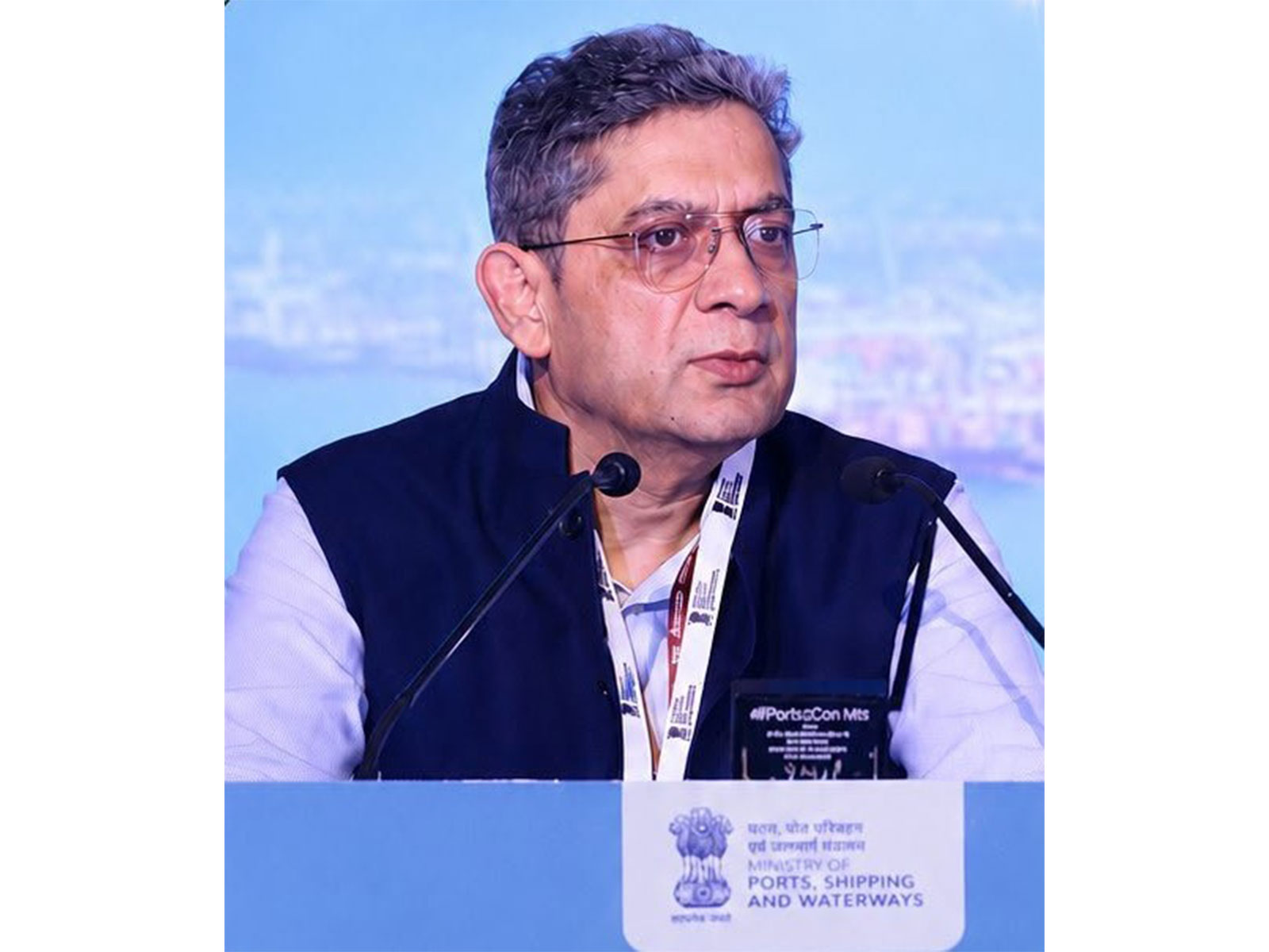 Vijay Kumar, Secretary of the Ministry of Ports, Shipping and Waterways (Photo/DPA Kandla)