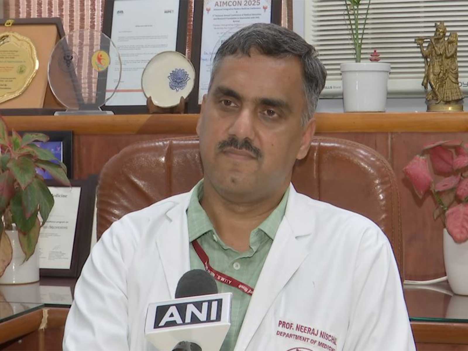 AIIMS Delhi Professor Dr Neeraj Nischal (Photo/ANI)