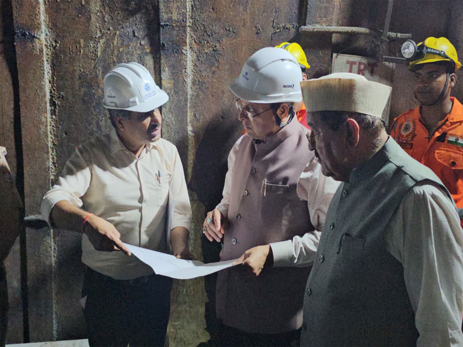 CM Dhami at the site of accident (Photo/ANI)