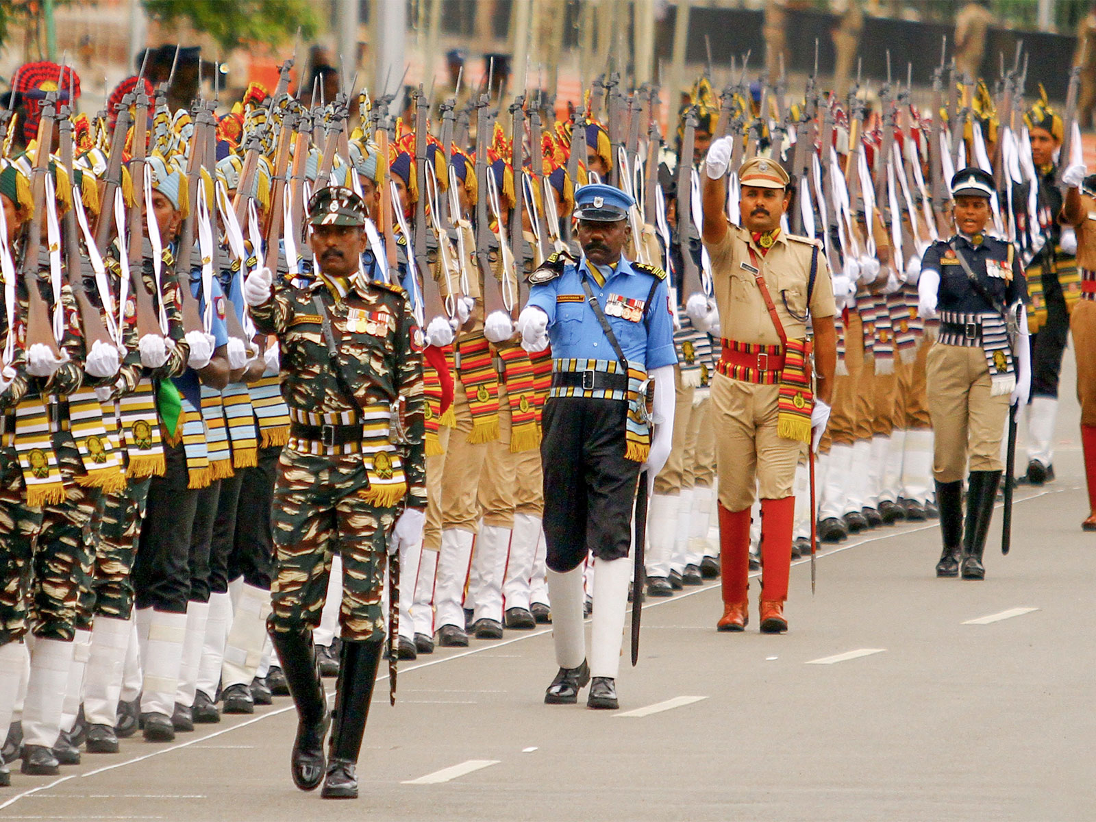 Visuals of preparations underway for the 80th Independence Day celebrations (FilePhoto/ANI)