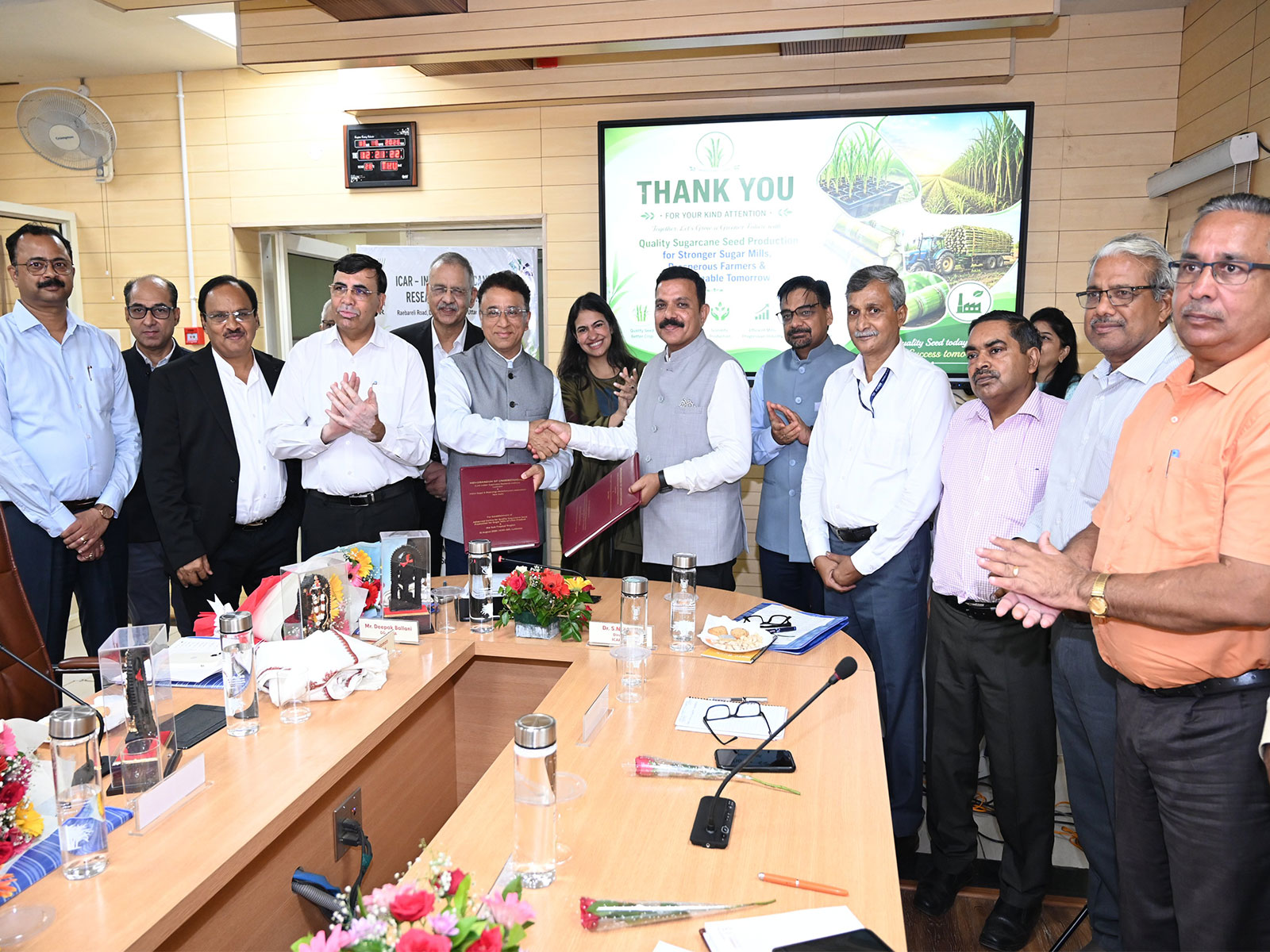 ICAR-ISRI & ISMA sign MoU (Photo/@isrilko)