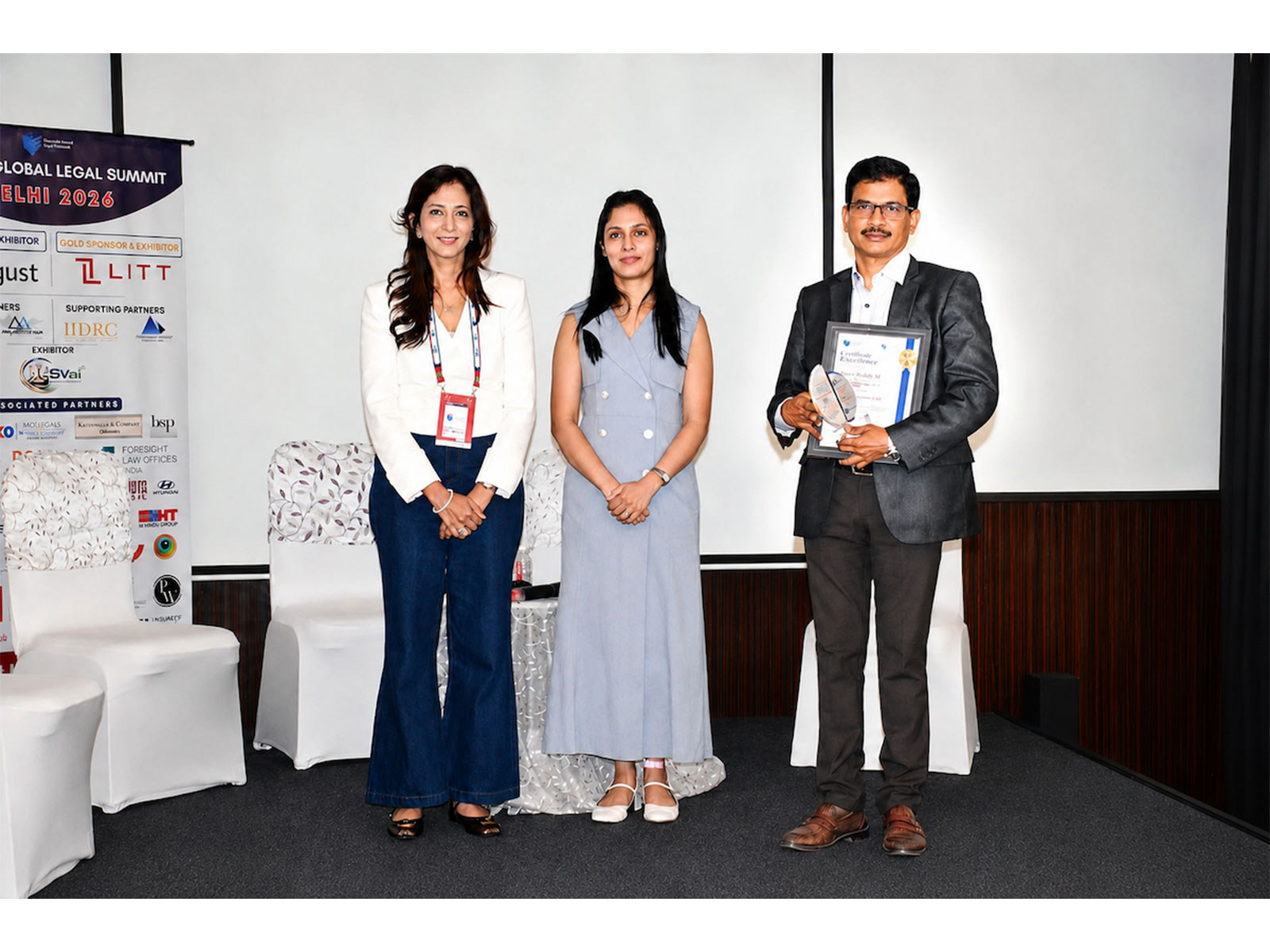 SMARTVAKHEEL.AI won the "Legal AI Innovation of the Year 2026" award for Litigation Workflow Management at the Bespoke Legal Summit, New Delhi.