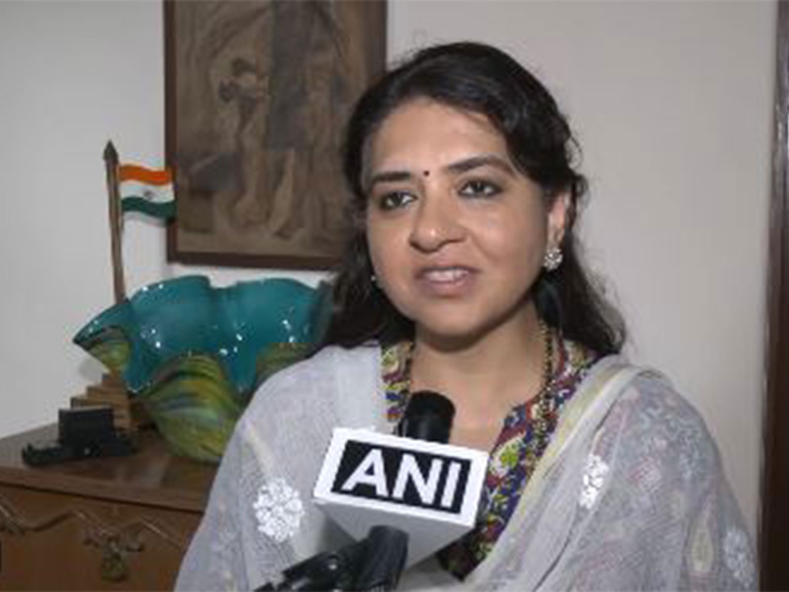 Shiv Sena spokesperson Shania NC (File photo/ANI)