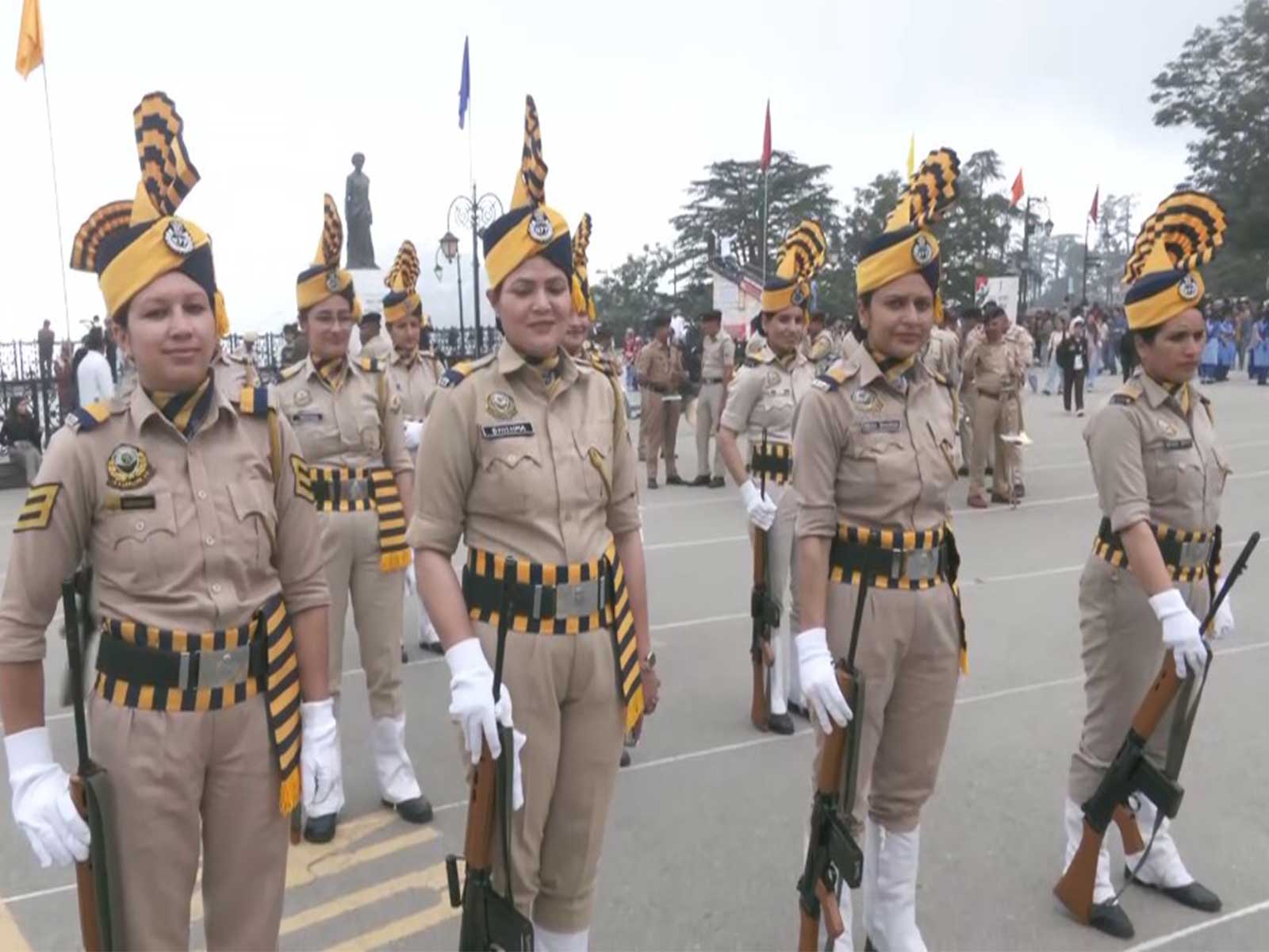 Police personnel ahead of Independence Day (Photo/ANI)