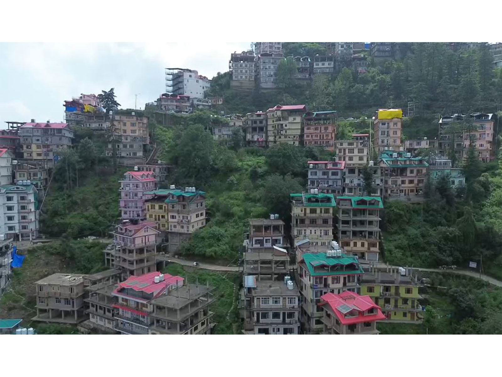 Shakrala houses in Shimla, Himachal Pradesh (Photo/ANI)