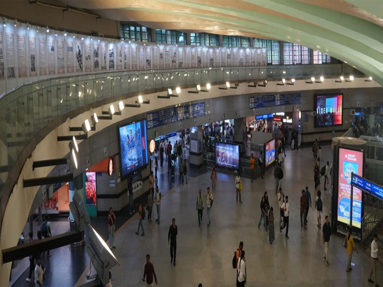 Delhi Metro's exhibition on Partion Horrors (Photo/ DMRC)