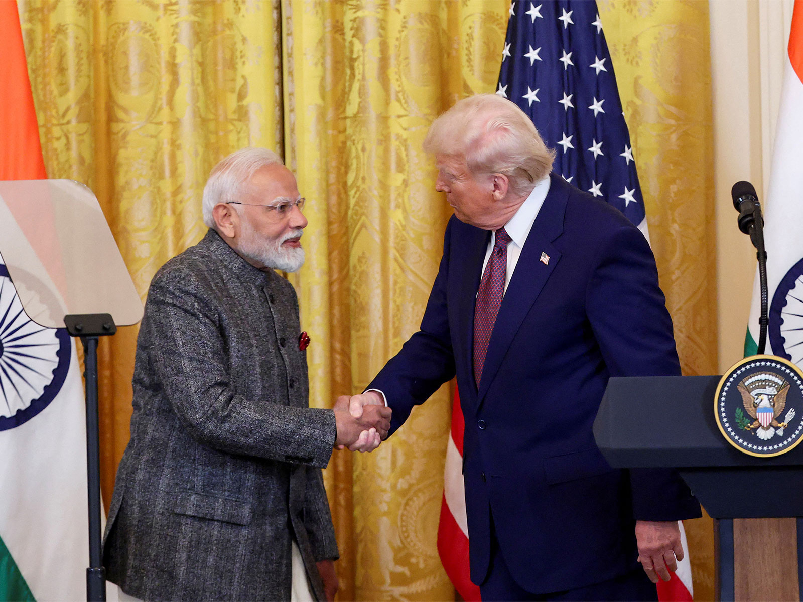 Prime Minister Narendra Modi and US President Donald Trump (File Photo/ANI)