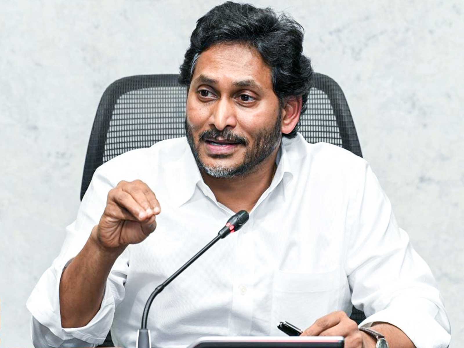 YSR Congress Party President YS Jagan Mohan Reddy(File Photo/ANI)