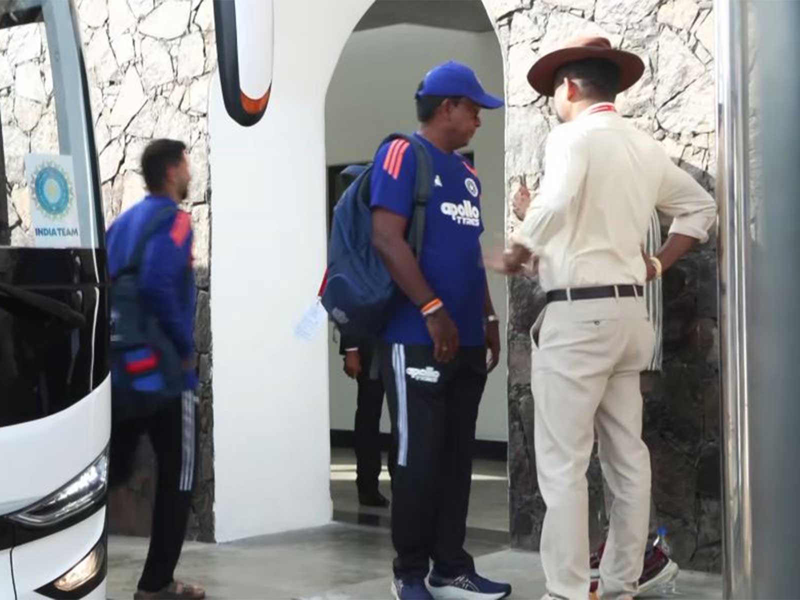 Team India arrived at Galle International Stadium ahead of first Test against Sri Lanka (Photo: ANI)