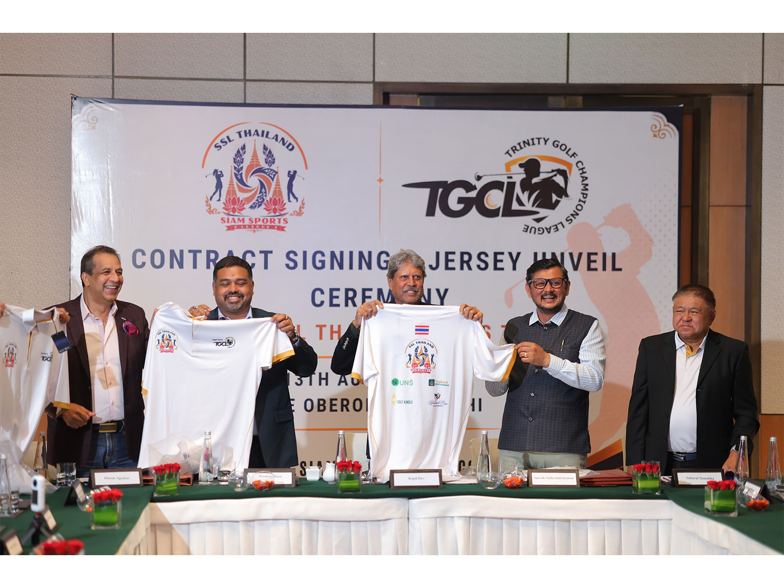 A Landmark in Indo-Thai Sports: Cricket legend Kapil Dev Witnesses Historic Siam Sports League-TGCL Alliance