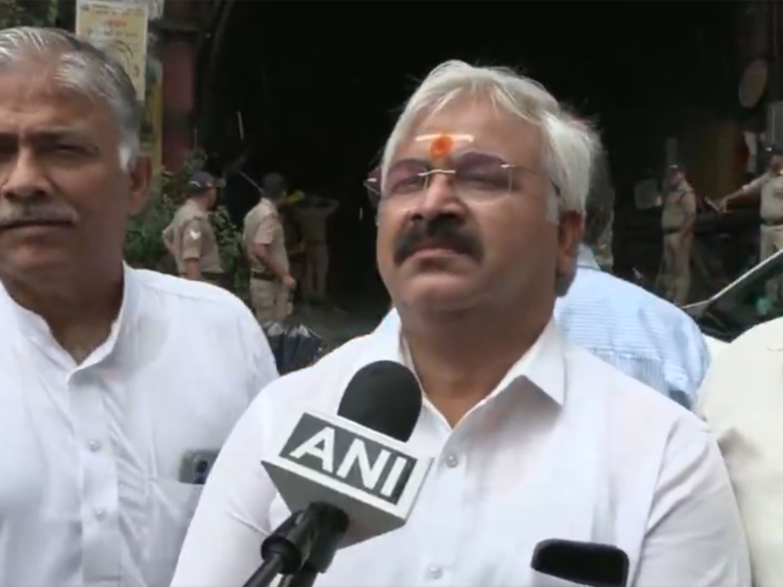 Congress leader Harikrishna Bhatt (Photo/ANI)