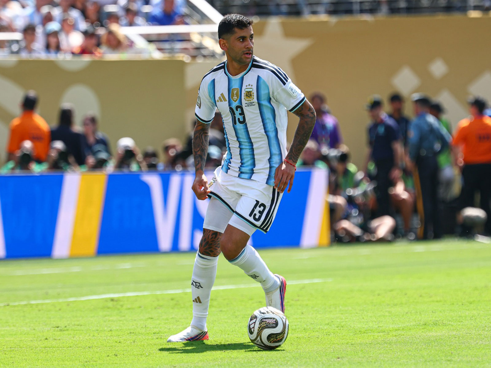 Argentina defender Cristian Romero. (Photo/Imagn Images via Reuters)