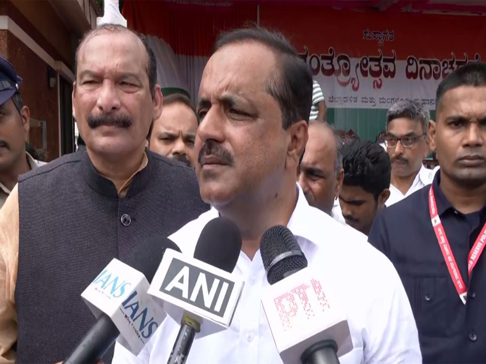 Karnataka Health and Family Welfare Minister U T Khader (Photo/ANI)