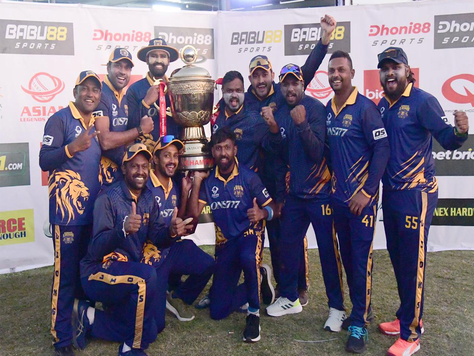 Sri Lankan Lions crowned ALL season 2 champions (Photo: Asian Legends League)
