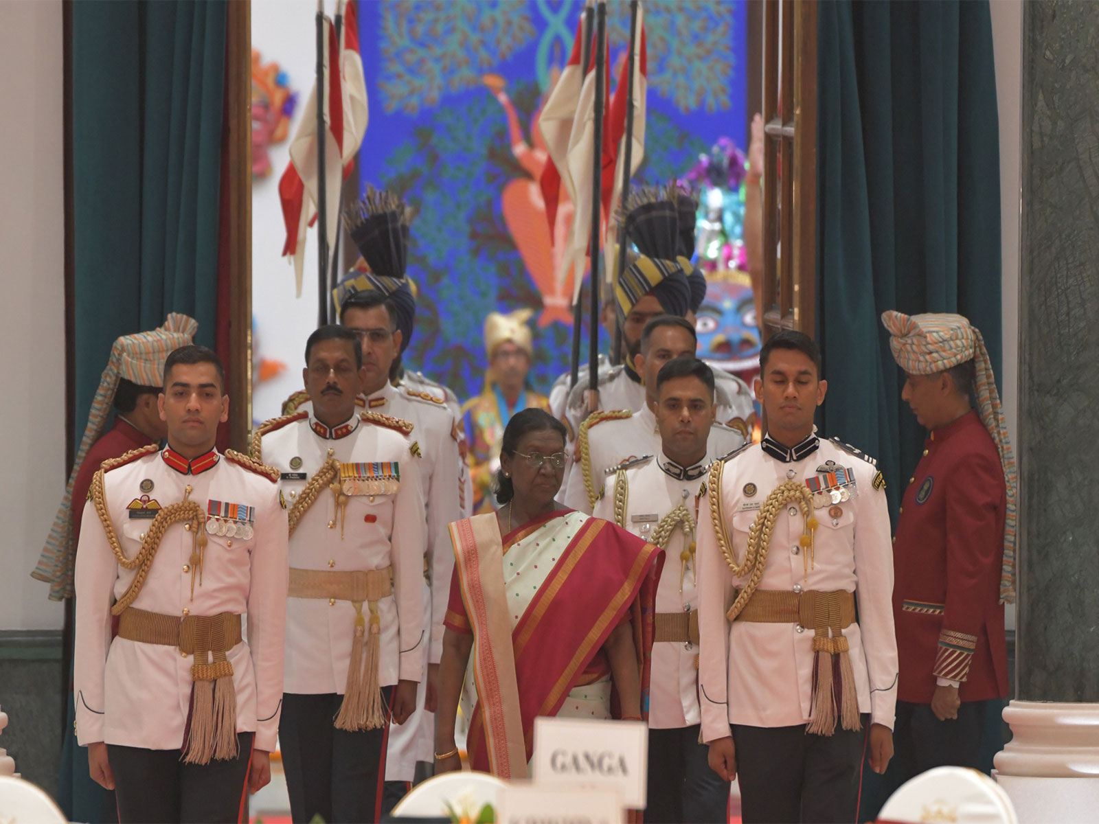 President Droupadi Murmu hosts I-Day 'At Home' reception at Rashtrapati Bhavan (Photo/ANI)
