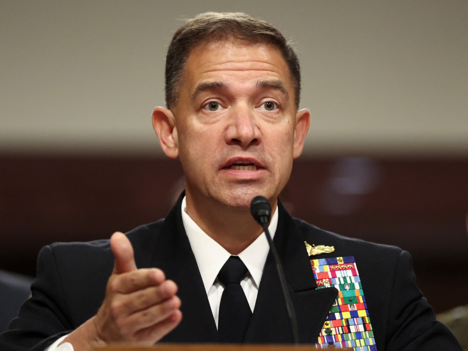 US CENTCOM Commander Adm Brad Cooper (Photo/Reuters)