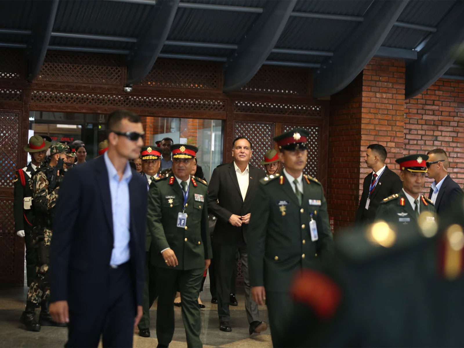 Army Chief General Dhiraj Seth arrives in Nepal (Photo/ANI)