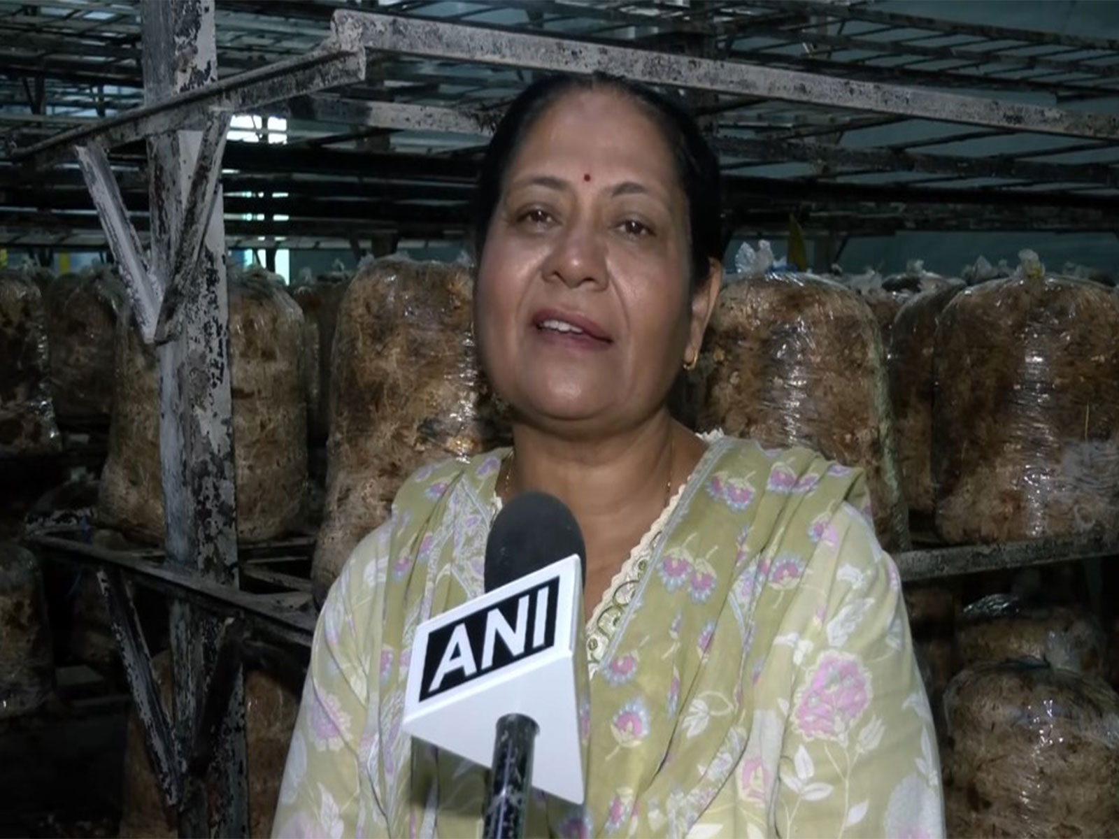 Woman farmer Namrata Yadu from Raipur (Photo/ANI)