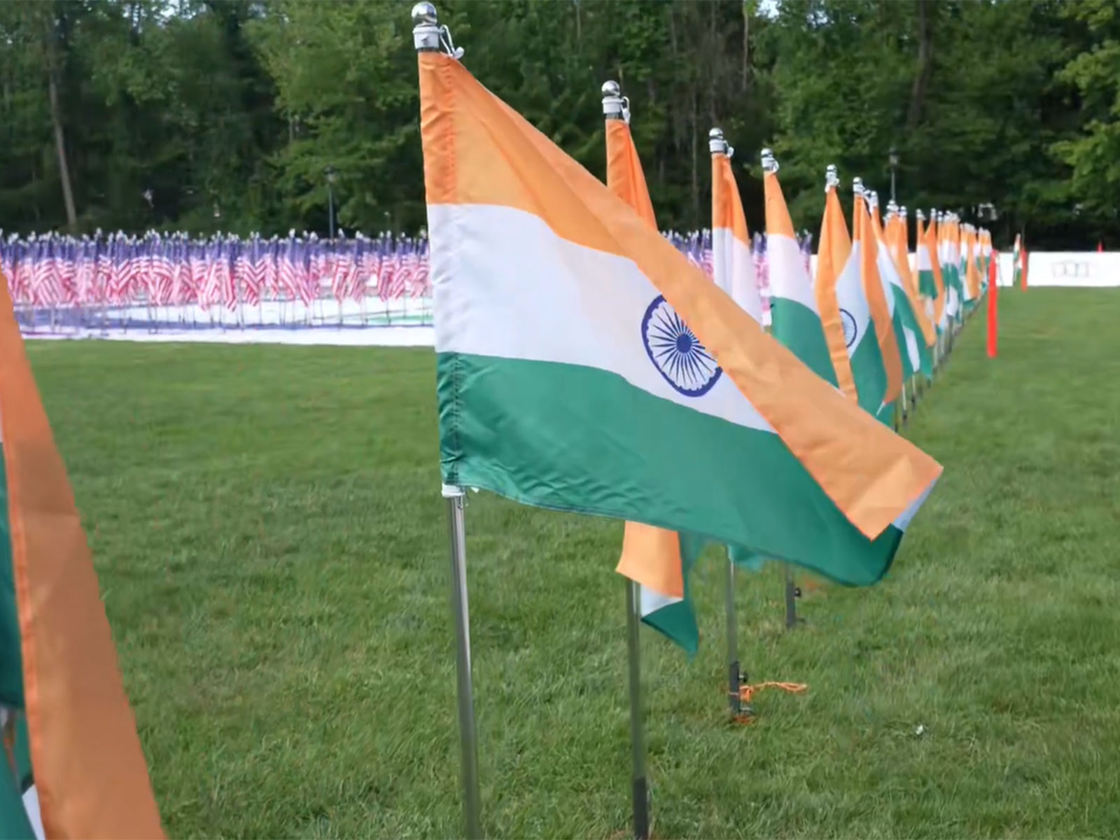 Indian-American community sets Guinness World Record for largest flagpole number in New Jersey (Photo/X@IndiainNewYork)