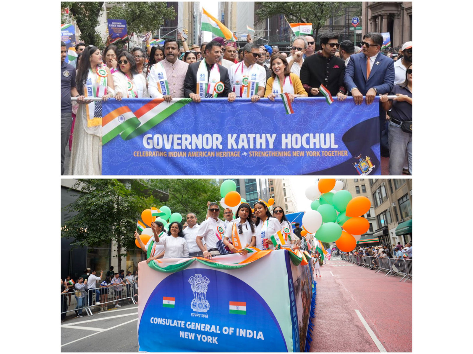 New York hosts vibrant India Day Parade for celebrating India's 80th Independence Day (Photo/X/@IndiainNewYork)