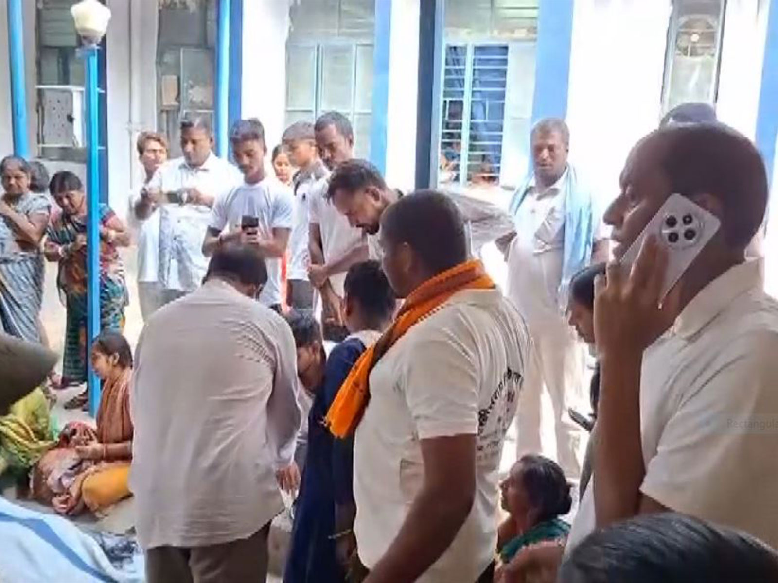 Lakhisarai stampede causes panic among the devotees (Photo/ANI)