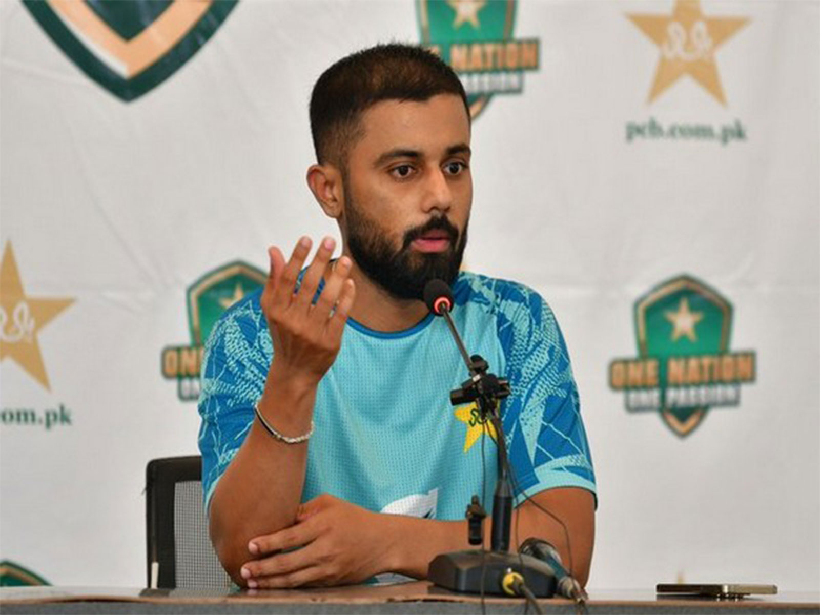 Pakistan batter Saud Shakeel. (Photo: @TheRealPCB X)