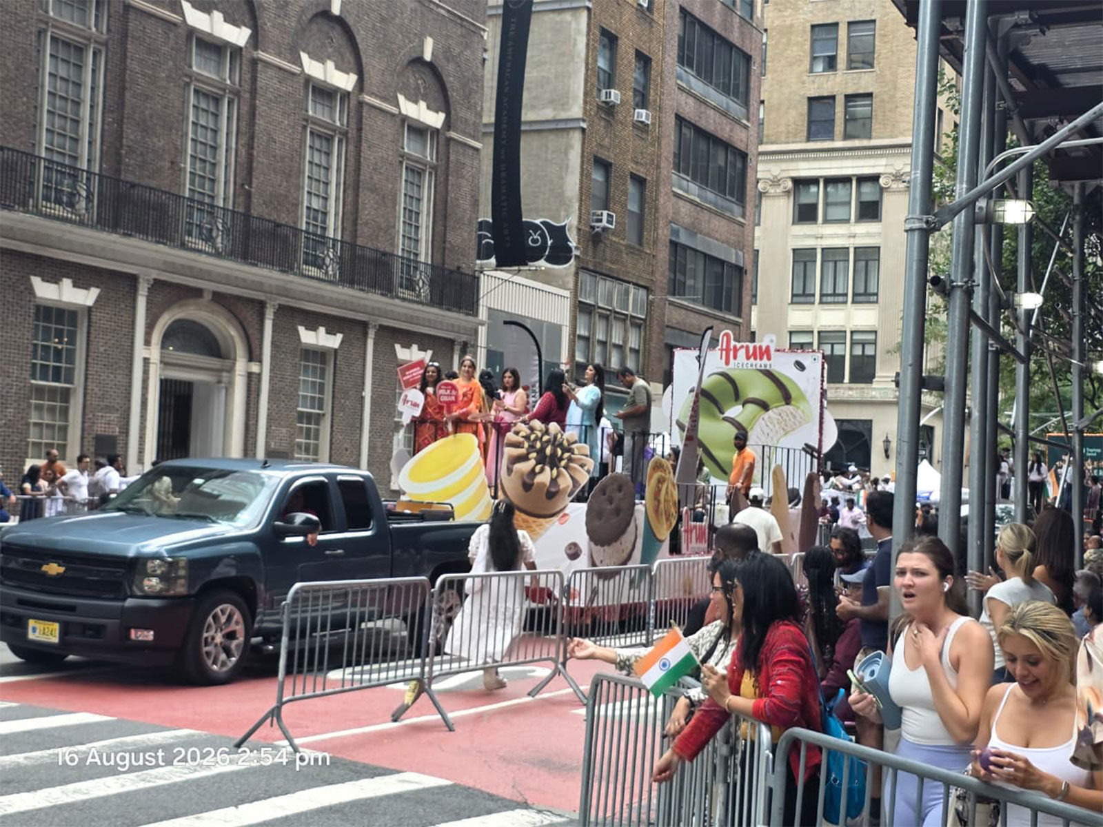 Arun Icecreams brings sweet flavors to New York City during the 44th Annual India Day Parade on Madison Avenue