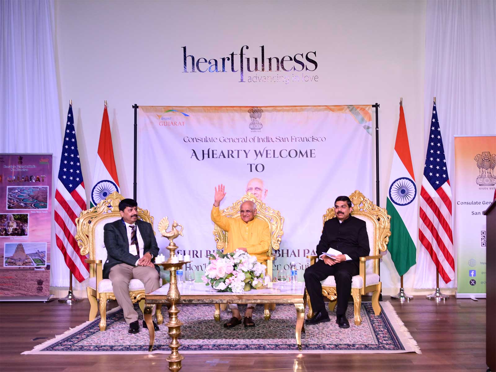 Gujarat CM Bhupendra Patel in San Francisco (Photo/Gujarat CMO)